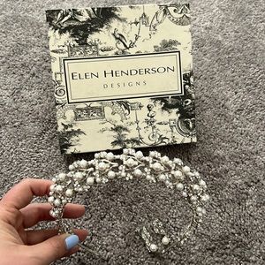 Tiara and Matching Earrings